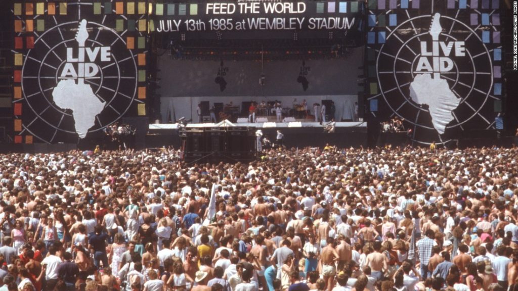 There’s a world outside your window! Live Aid lessons